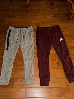 Rawgear Joggers BUNDLE Medium - Gray & Burgundy